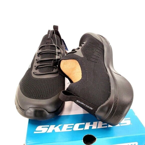 black cloth's skechers trainers - Picture 10 of 12